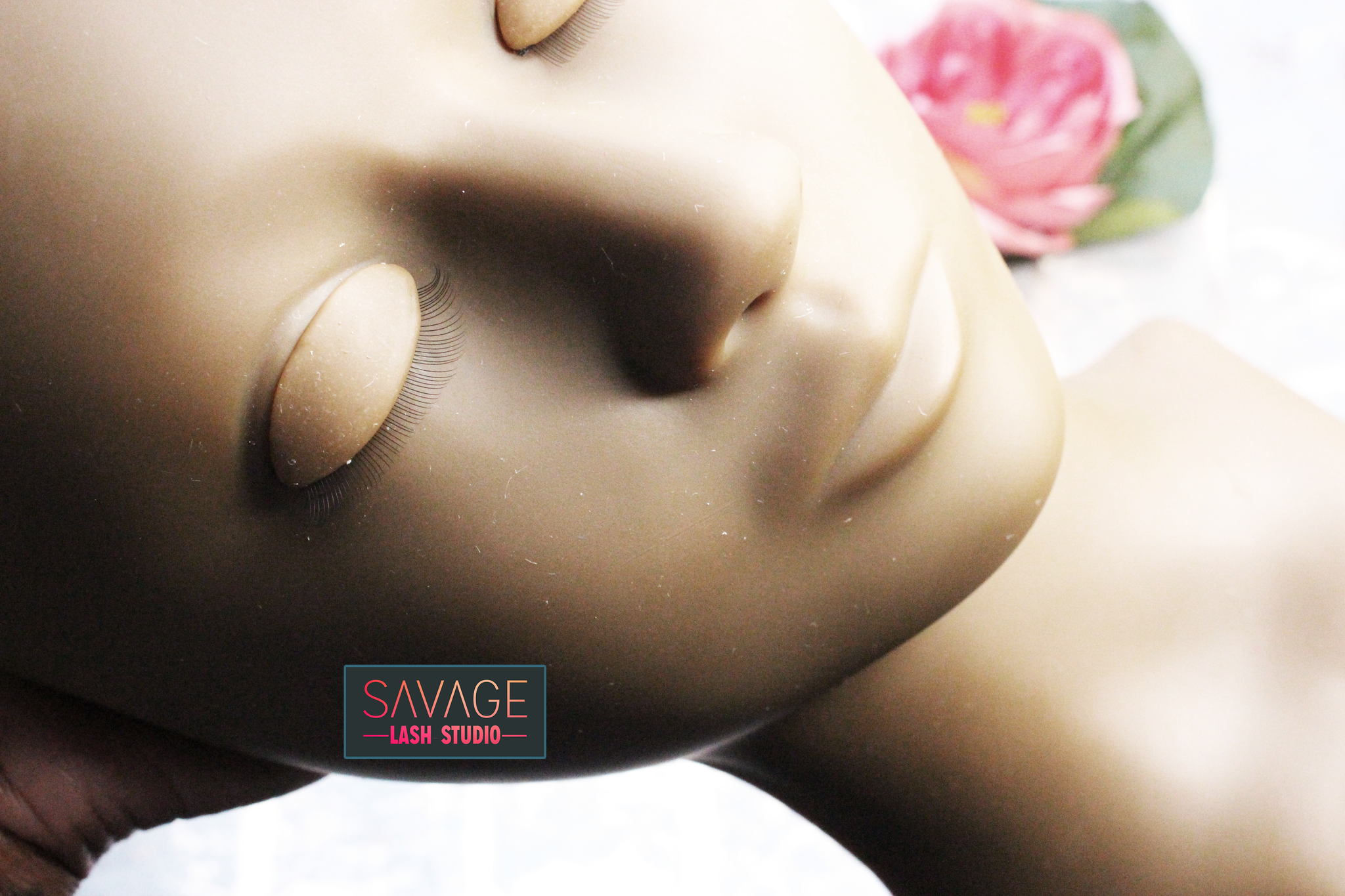 Ebony Removable eyelid Lash training doll.UK Eyelash Training Mannequin Practice head